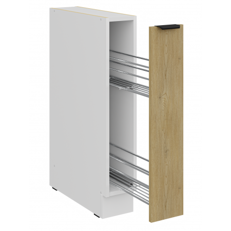 Szafka kuchenna CARGO 15 cm CREMA dąb cremona / biały mat 15 D CARGO BB